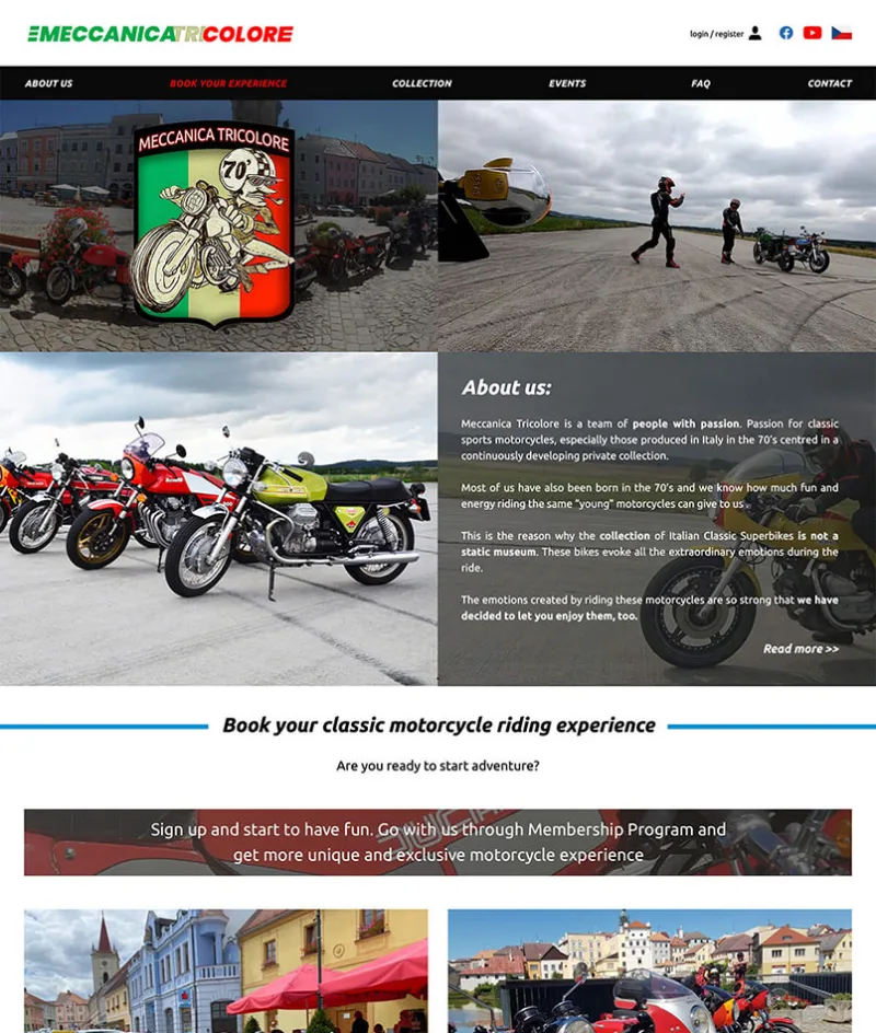 BXM Multimedia-Projekt: Meccanica Tricolore