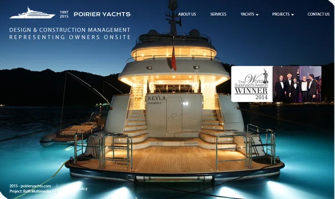 BXM Multimedia-Projekt: Poirier Yachts