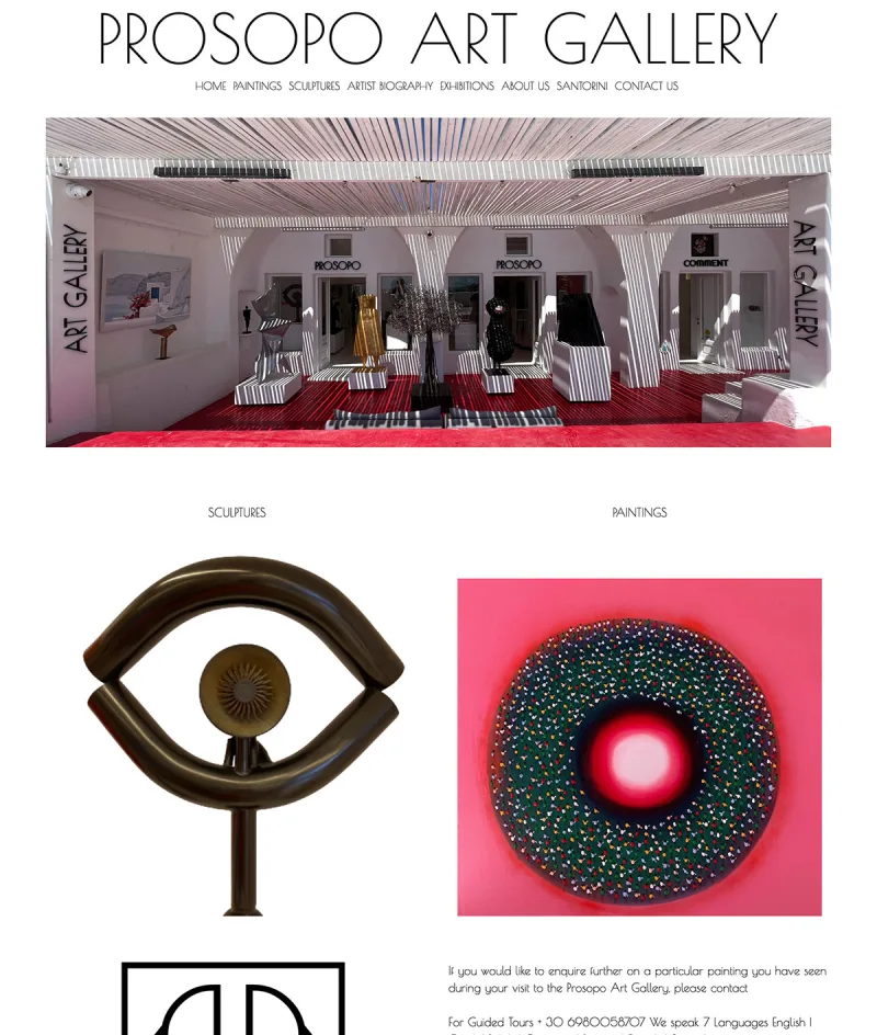 BXM Multimedia-Projekt: Prosopo Gallery